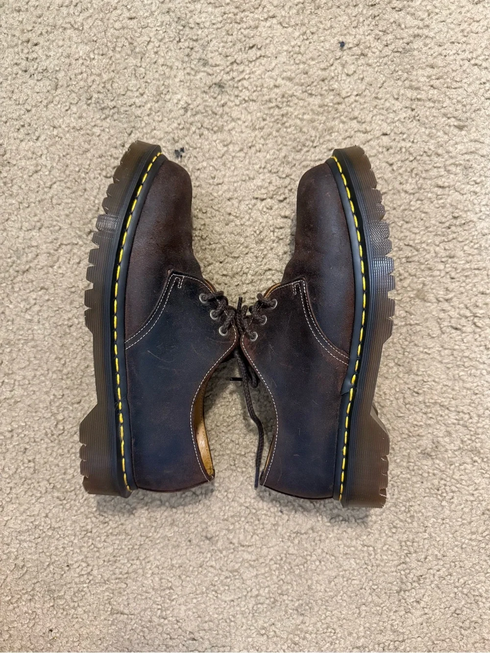 Dr. Martens 1461 Made in England Wax Commander Leather Oxfords